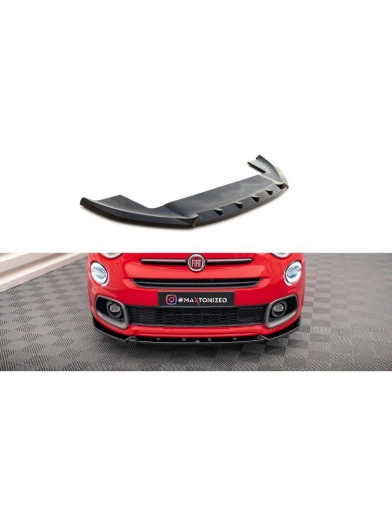 Lame de Pare-chocs Avant FIAT 500X sport MK1 Facelift - Maxton