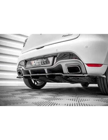 Diffuseur central Arrière (avec une barre verticale) Renault Clio RS Mk4 - Maxton