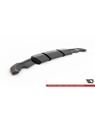 Diffuseur central Arrière (avec une barre verticale) Renault Clio RS Mk4 - Maxton