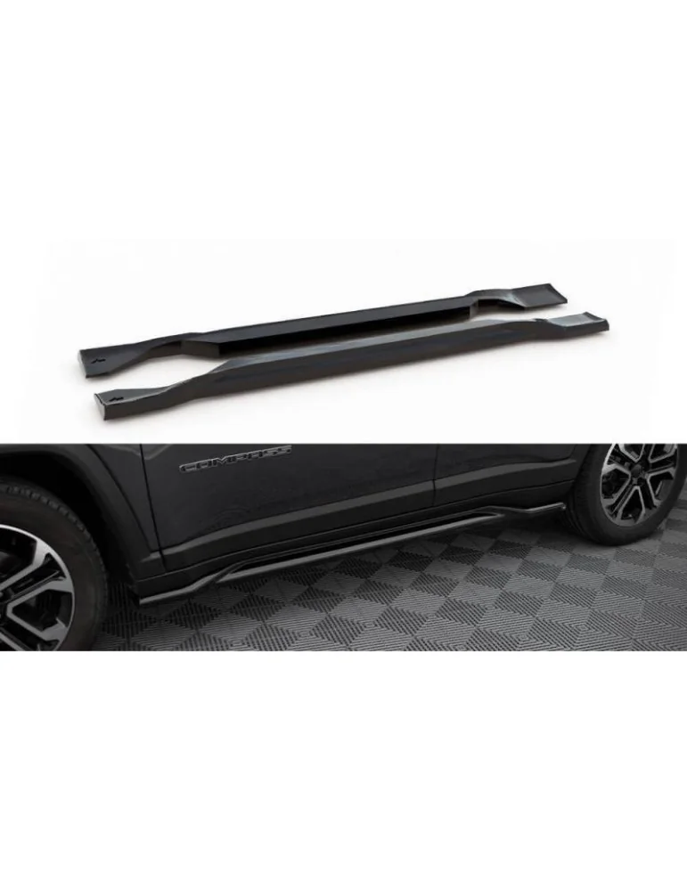 Extension / Rajout de Bas de caisse JEEP Compass Limited MK2 Facelift - Maxton