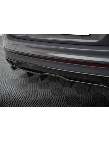 Diffuseur central Arrière (avec une barre verticale) VOLKSWAGEN TIGUAN R-Line MK2 Facelift - Maxton