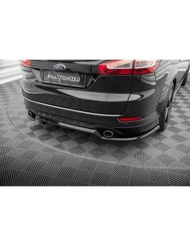 Diffuseur central Arrière (avec une barre verticale) FORD MONDEO ST-LINE Mk4 Facelift - Maxton