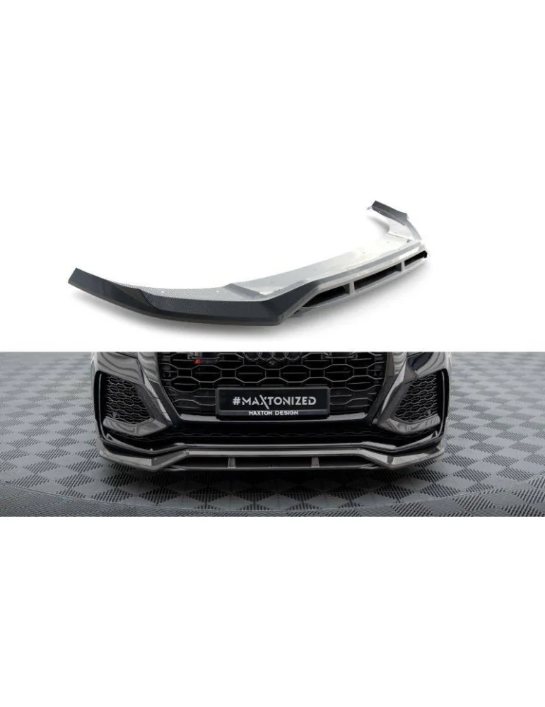 Fibre de carbone Lame de Pare-chocs Avant AUDI RSQ8 MK1 - Maxton