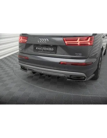 Diffuseur central Arrière (avec une barre verticale) AUDI Q7 MK2 - Maxton