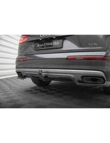 Diffuseur central Arrière (avec une barre verticale) AUDI Q7 MK2 - Maxton
