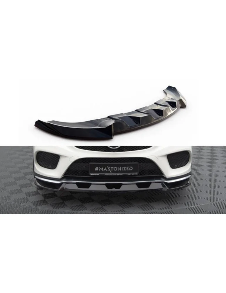 Lame de Pare-chocs Avant V.1 MERCEDES-BENZ GLE Coupe 43 AMG / AMG-Line C292 - Maxton