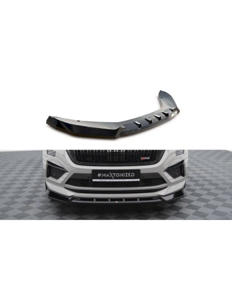Lame de Pare-chocs Avant V.2 SKODA KODIAQ RS MK1 Facelift - Maxton