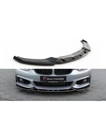 Lame de Pare-chocs Avant V.3 BMW 4 Coupe M-Pack F32 - Maxton