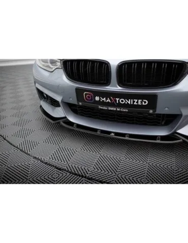 Lame de Pare-chocs Avant V.3 BMW 4 Coupe M-Pack F32 - Maxton
