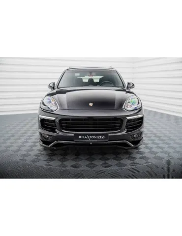 Lame de Pare-chocs Avant PORSCHE CAYENNE MK2 Facelift - Maxton