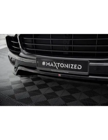 Lame de Pare-chocs Avant PORSCHE CAYENNE MK2 Facelift - Maxton