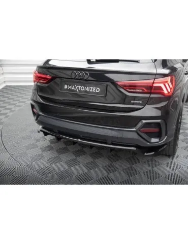 Diffuseur central Arrière (avec une barre verticale) AUDI Q3 Sportback F3 - Maxton