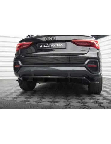 Diffuseur central Arrière (avec une barre verticale) AUDI Q3 Sportback F3 - Maxton