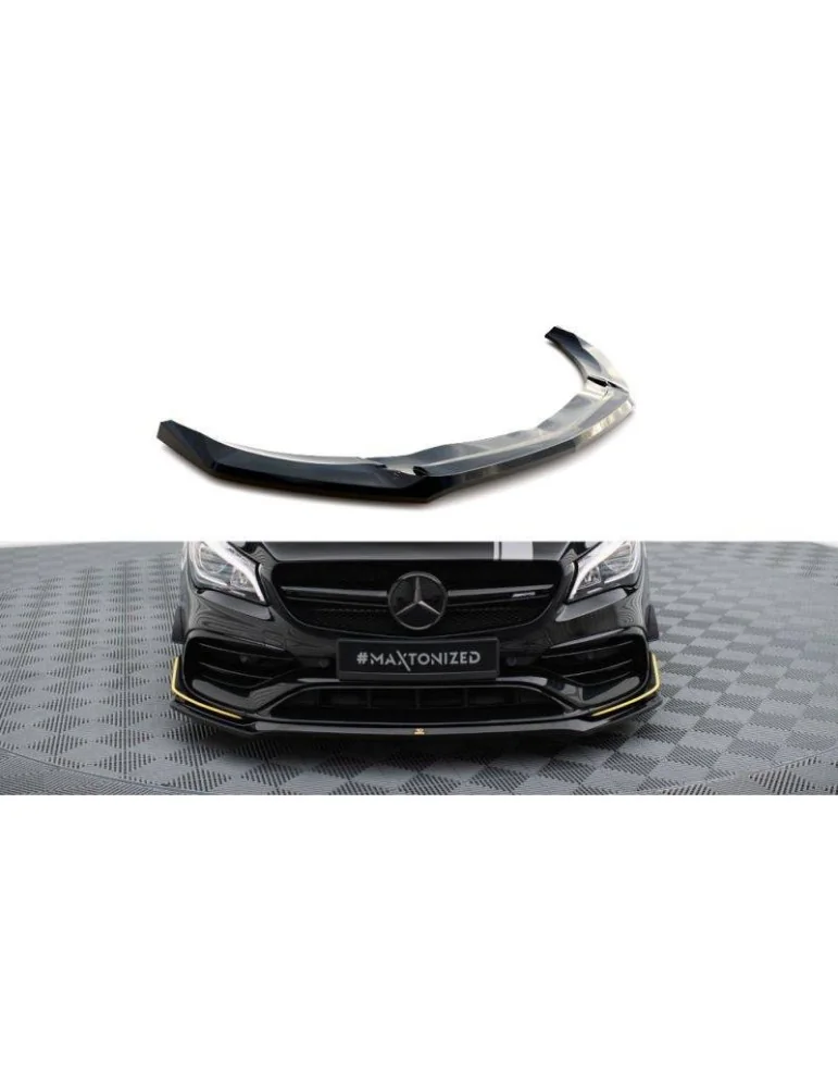 Lame de Pare-chocs Avant V.3 MERCEDES-AMG CLA 45 AERO C117 Facelift - Maxton