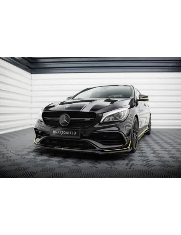 Lame de Pare-chocs Avant V.3 MERCEDES-AMG CLA 45 AERO C117 Facelift - Maxton