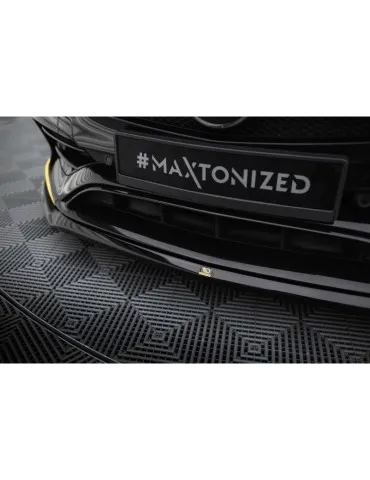 Lame de Pare-chocs Avant V.3 MERCEDES-AMG CLA 45 AERO C117 Facelift - Maxton