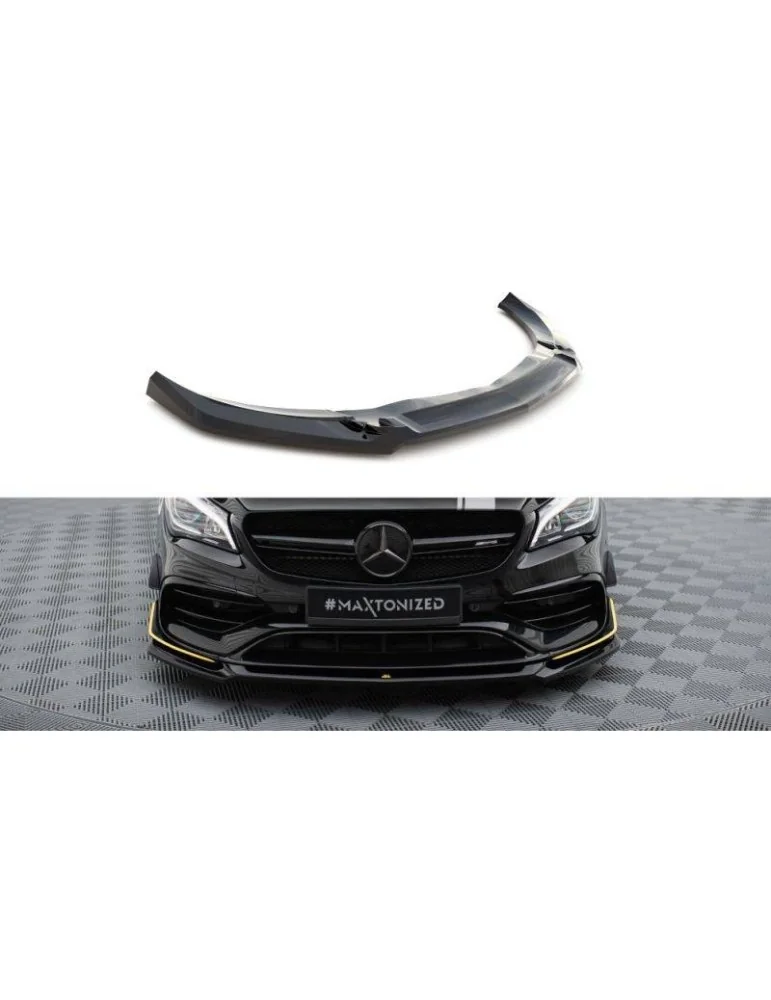 Lame de Pare-chocs Avant V.4 MERCEDES-AMG CLA 45 AERO C117 Facelift - Maxton