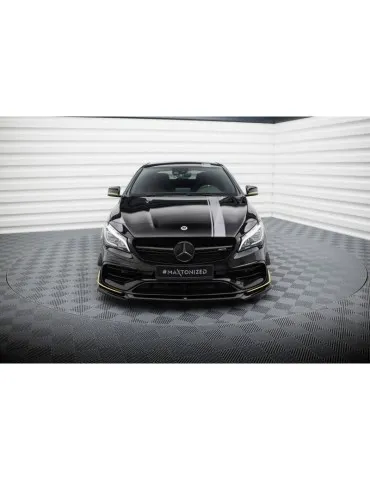Lame de Pare-chocs Avant V.4 MERCEDES-AMG CLA 45 AERO C117 Facelift - Maxton