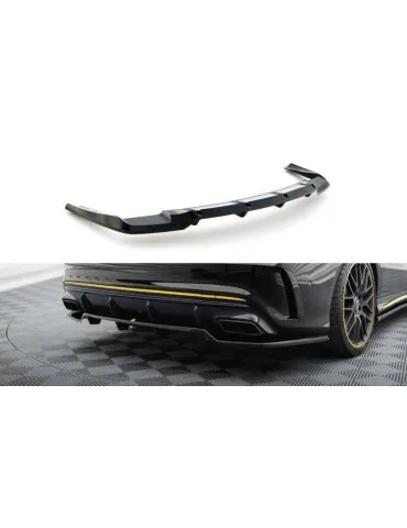Diffuseur central Arrière (avec une barre verticale) MERCEDES-AMG CLA 45 C117 Facelift - Maxton