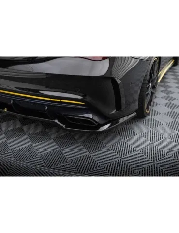 Diffuseur central Arrière (avec une barre verticale) MERCEDES-AMG CLA 45 C117 Facelift - Maxton