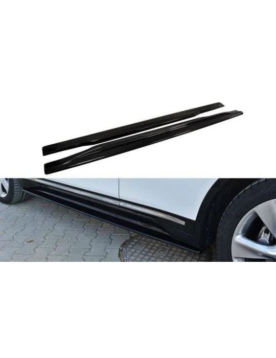 Rajouts de bas de caisse Infiniti QX70 noir brillant