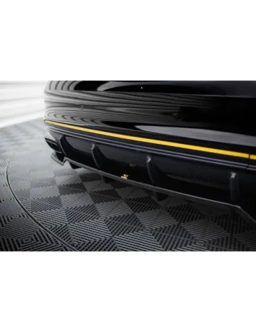 Diffuseur central Arrière (avec une barre verticale) MERCEDES-AMG CLA 45 C117 Facelift - Maxton