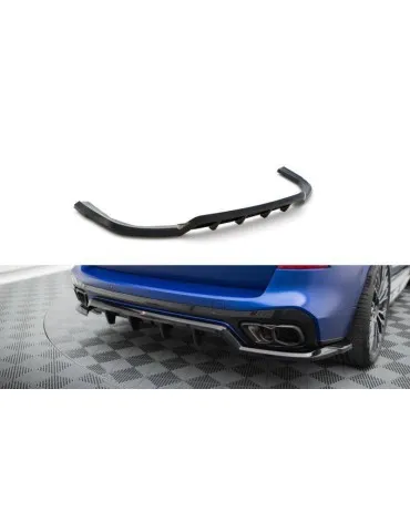 Diffuseur central Arrière (avec une barre verticale) V.1 BMW X5 M-Pack G05 Facelift - Maxton