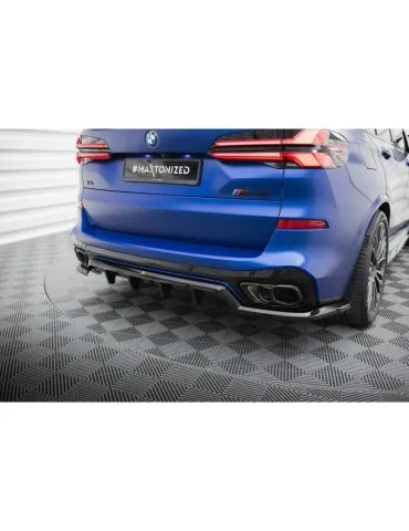 Diffuseur central Arrière (avec une barre verticale) V.1 BMW X5 M-Pack G05 Facelift - Maxton