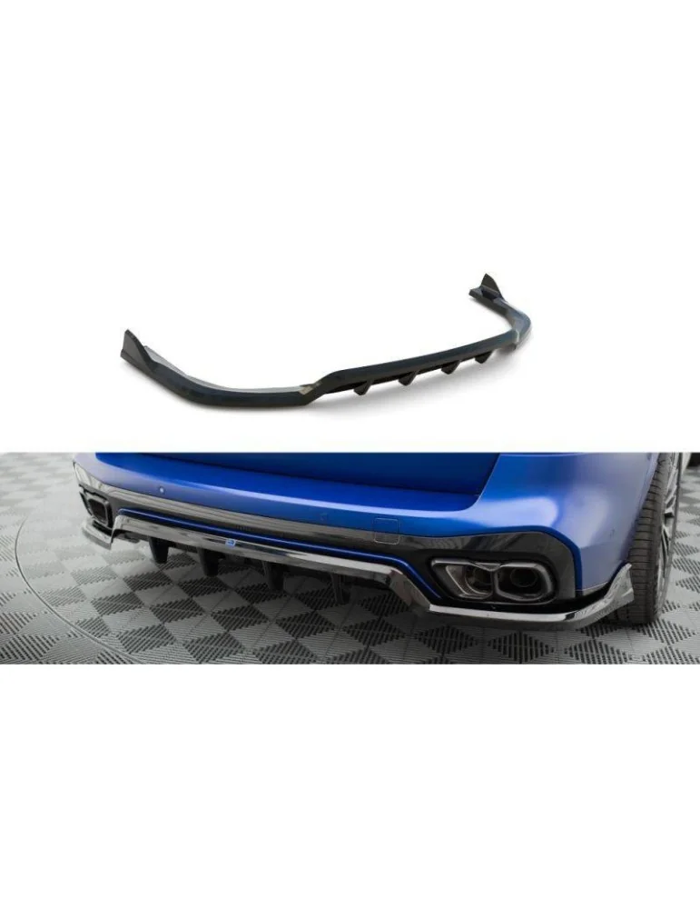 Diffuseur central Arrière (avec une barre verticale) V.2 BMW X5 M-Pack G05 Facelift - Maxton