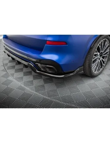 Diffuseur central Arrière (avec une barre verticale) V.2 BMW X5 M-Pack G05 Facelift - Maxton