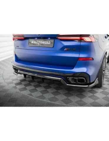 Diffuseur central Arrière (avec une barre verticale) V.2 BMW X5 M-Pack G05 Facelift - Maxton