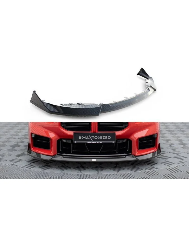 Fibre de carbone Lame de Pare-chocs Avant BMW M2 G87 - Maxton