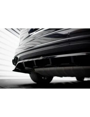 Diffuseur central Arrière (avec une barre verticale) PORSCHE CAYENNE MK2 Facelift - Maxton