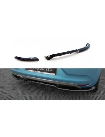 Diffuseur central Arrière (avec une barre verticale) Renault Clio R.S. Line MK5 - Maxton