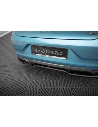 Diffuseur central Arrière (avec une barre verticale) Renault Clio R.S. Line MK5 - Maxton