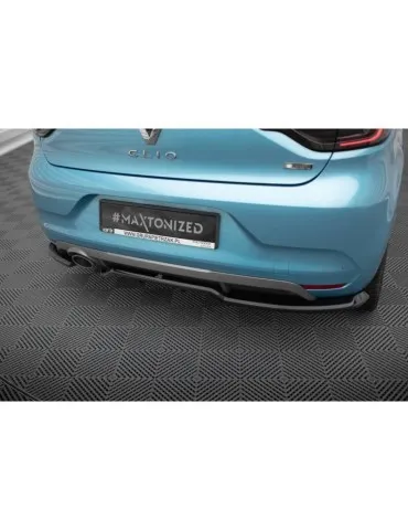Diffuseur central Arrière (avec une barre verticale) Renault Clio R.S. Line MK5 - Maxton