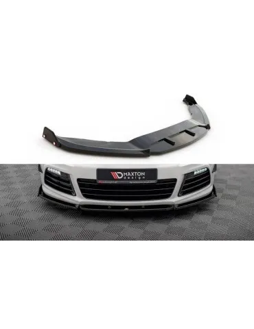 Lame de Pare-chocs Avant V.3 + Volets latéraux VOLKSWAGEN SCIROCCO R MK3 - Maxton