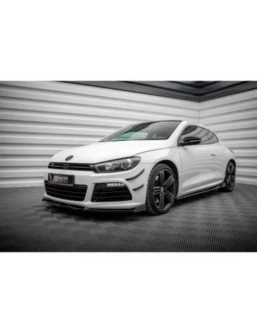 Lame de Pare-chocs Avant V.3 + Volets latéraux VOLKSWAGEN SCIROCCO R MK3 - Maxton