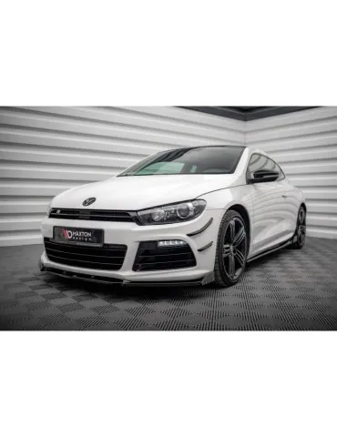 Lame de Pare-chocs Avant V.3 + Volets latéraux VOLKSWAGEN SCIROCCO R MK3 - Maxton