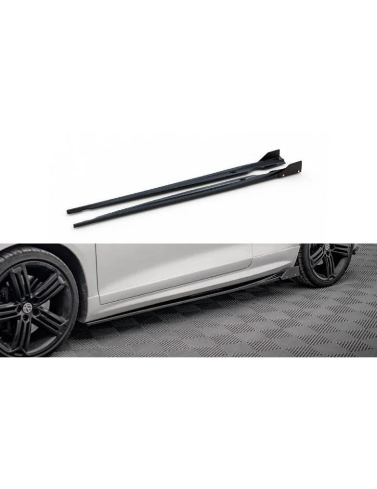 Extension / Rajout de Bas de caisse V.2 + Volets latéraux VOLKSWAGEN SCIROCCO R MK3 - Maxton