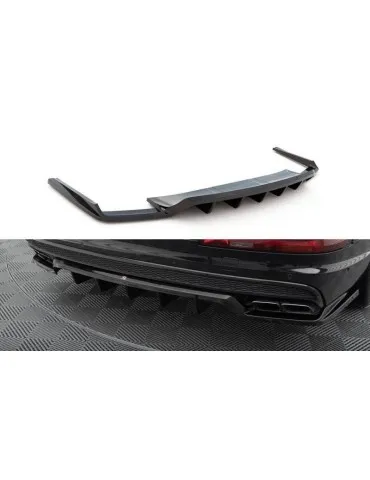 Diffuseur central Arrière (avec une barre verticale) AUDI SQ7 MK2 - Maxton