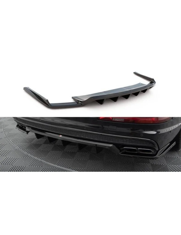 Diffuseur central Arrière (avec une barre verticale) AUDI SQ7 MK2 - Maxton