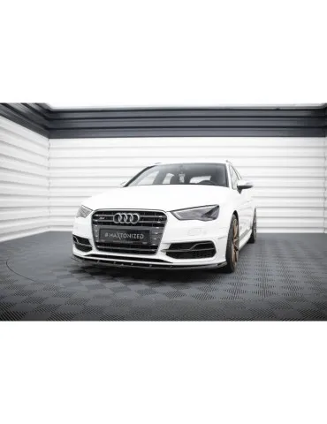 Lame de Pare-chocs Avant V.1 AUDI S3 / A3 S-LINE Sportback / Hatchback 8V - Maxton