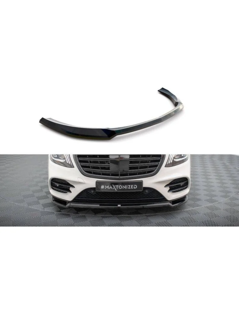 Lame de Pare-chocs Avant V.1 MERCEDES-BENZ S AMG-Line W222 Facelift - Maxton
