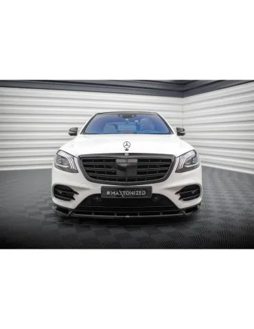 Lame de Pare-chocs Avant V.2 MERCEDES-BENZ S AMG-Line W222 Facelift - Maxton