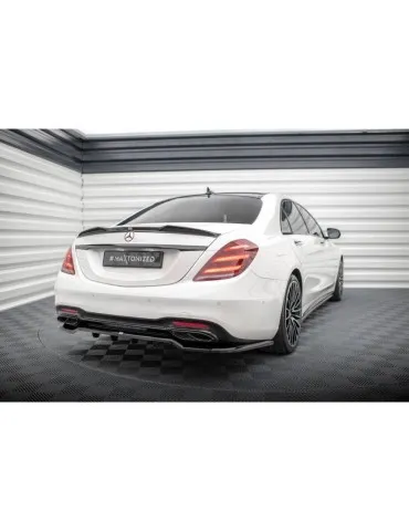 Diffuseur central Arrière (avec une barre verticale) MERCEDES-BENZ S AMG-Line W222 Facelift - Maxton