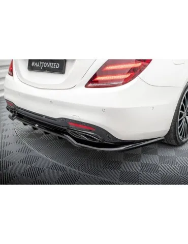 Diffuseur central Arrière (avec une barre verticale) MERCEDES-BENZ S AMG-Line W222 Facelift - Maxton