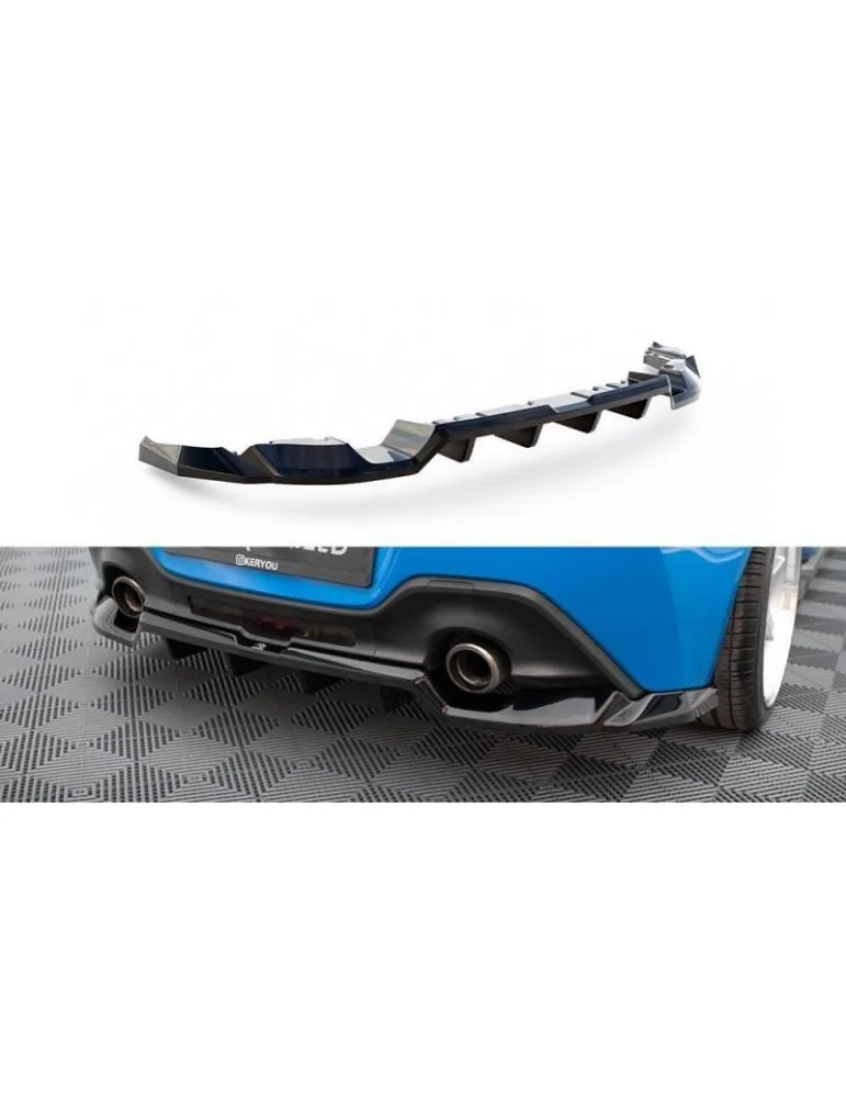 Diffuseur central Arrière (avec une barre verticale) V.1 TOYOTA GR86 MK1 - Maxton
