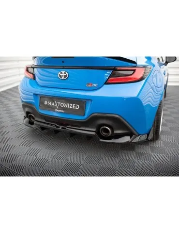 Diffuseur central Arrière (avec une barre verticale) V.1 + Volets latéraux TOYOTA GR86 MK1 - Maxton