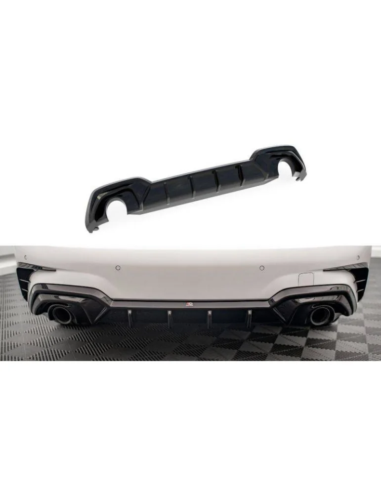 Diffuseur Arrière Complet BMW 3 M-Pack G20 / G21 (Convient aux voitures avec barre d'attelage) - Maxton